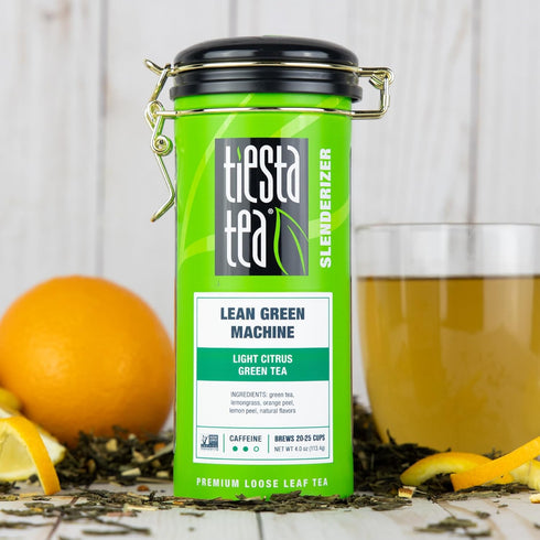 50 4 Tiesta Tea - Lean Green Machine, Loose Leaf, Light Citrus Green Tea, Premium Loose Leaf Blend, Medium Caffeinated