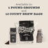 100% 1 LB Bizzy Cold Brew Coffee | Decaf Blend | Water Process | Coarse Ground Coffee | Micro Sifted | Specialty Grade