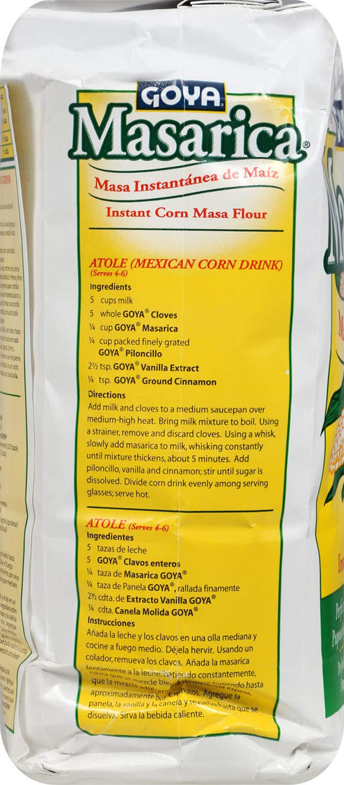 4 Goya Foods Masarica Instant Corn Masa Flour, Pound