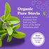 NuNaturals Organic Pure Stevia Extract, 100% Sugar-Free Powdered Sweetener, Plant-Based, 1 oz, 800 Servings