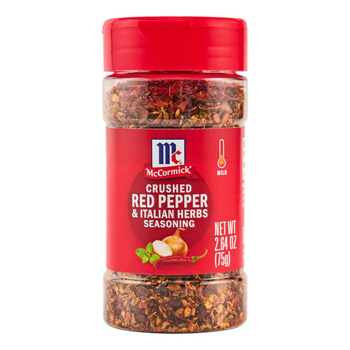McCormick Seasoning, Crushed Red Pepper & Italian Herbs, Robust Italian Seasoning for