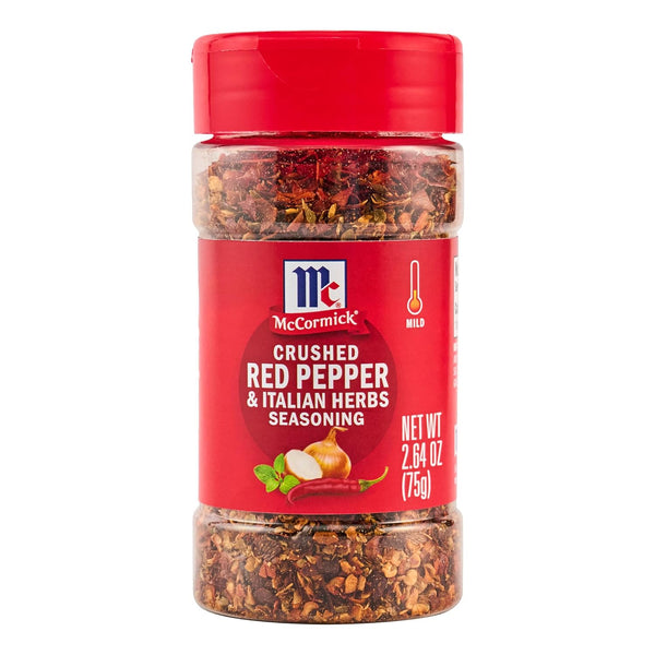 McCormick Seasoning, Crushed Red Pepper & Italian Herbs, Robust Italian Seasoning for