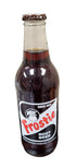 12 12) Frostie Soda ounce Glass Bottles (Root Beer