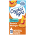 10-Packet 0.7 OZ (Pack 12) Crystal Light On The Go Peach Mango With Caffeine Drink Mix, Box