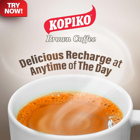 (0.88 OZ/25gr 30 Kopiko Brown Instant Coffee Mix Authentic Indonesian Volcanic Coffee Taste the Irresistibly Delicious