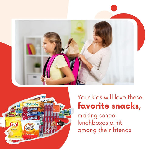 (45 Count) Package Pack Set) Jumbo Jumble Snack Box Gift Care Snacks Variety for Adults Teens Kids Men Women School