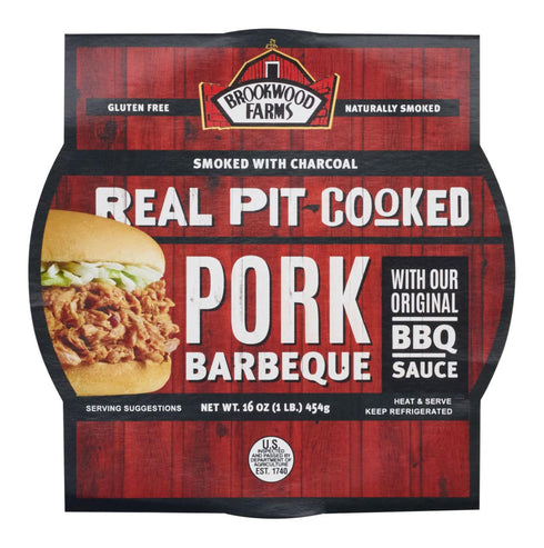 Brookwood Farms , Barbeque Pork, 16 Ounce
