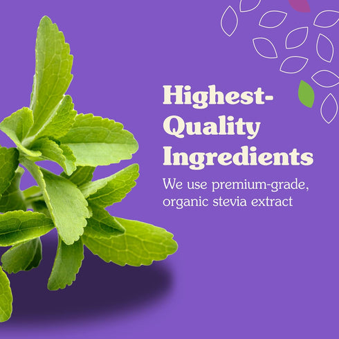 NuNaturals Sugar-Free Liquid Stevia Sweetener - Unflavored, Zero Calorie, Plant-Based