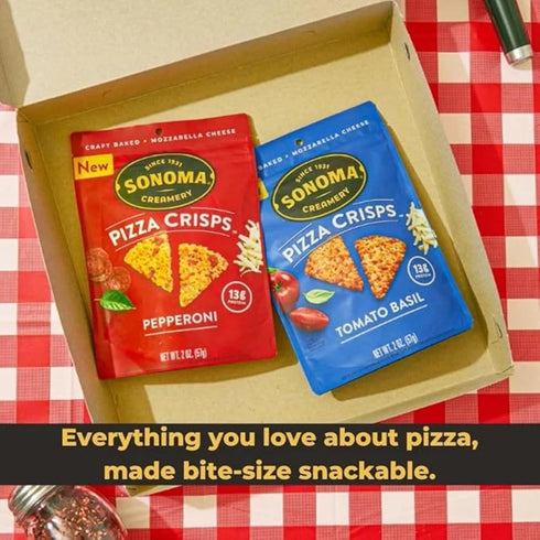 2 Sonoma Creamery, Crisp Tomato Basil Pizza, Ounce
