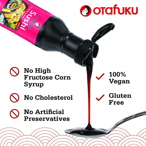 Otafuku Sushi Eel Sauce, Japanese Unagi Sauce, Gluten Free, 15 Oz