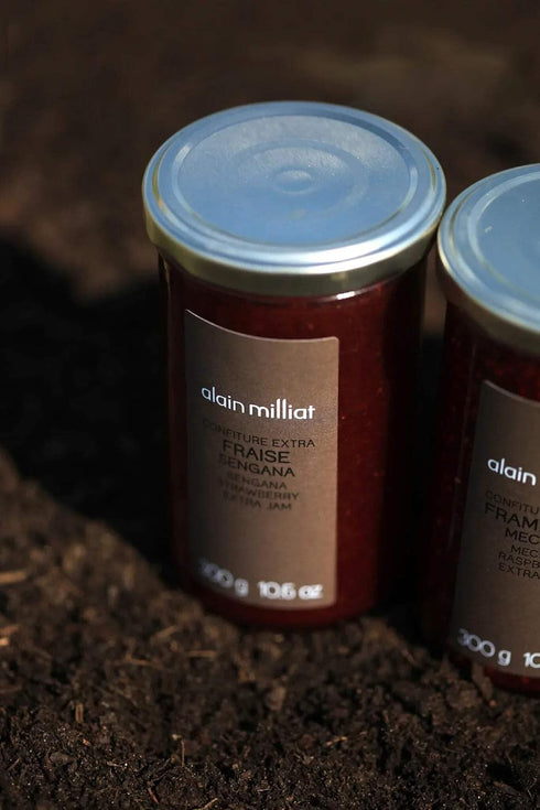 Alain Milliat 10.6 Oz 300g Sengana Strawberry Jam, (One Glass Jar) | GMO-Free | Imported from France