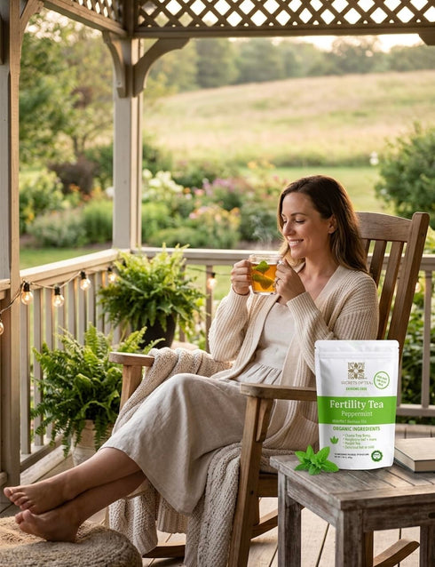40 (1 Pack) Secrets Of Tea Fertility Tea with Organic Chasteberry & Red Raspberry Leaf to Help With Conception