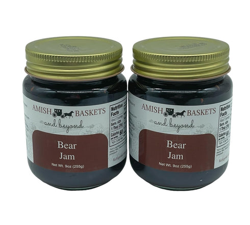 Amish Baskets Bear Jam Non GMO Vegan All Natural - 9 oz
