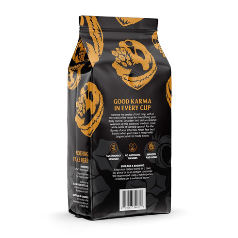(27 Death Wish Coffee, Coconut Caramel Ground Coffee Ounces)