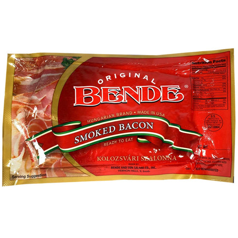 Kolozsvari 0.9 Lb Bende Smoked Bacon - European Smoked Bacon For Savory Delights