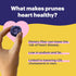 8 oz 6 Pack Sunsweet Amazin' Pitted Prunes - Dried Prunes Pitted Unsweetened - Gluten Free, Vegan, Low Fat - Fiber