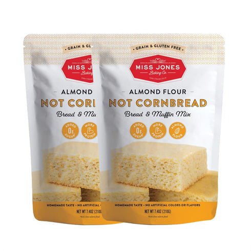 Miss Jones Baking Not Cornbread Muffin Mix - Almond Flour, Gluten Free,