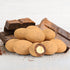 12 OZ Dark Chocolate Cocoa Dusted Almonds by It's Delish, Bulk Bag | Choc Covered Almond Candy Snack | Healthy Snacks