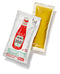 Concession Essentials Condiment Packets Ketchup and Mustard, 100 Total (50 Each Flavor)
