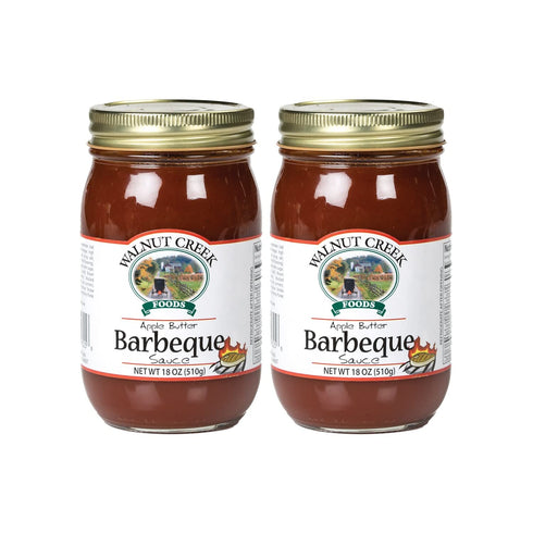Walnut Creek Apple Butter Barbeque Sauce - Sweet and Tangy Original, 2