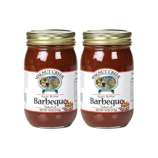 Walnut Creek Apple Butter Barbeque Sauce - Sweet and Tangy Original, 2