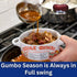 (Pack 3) Blue Runner Gumbo Creole Base of Traditional Louisiana Chicken and Sausage Gumbo Base - Quick and Delicious