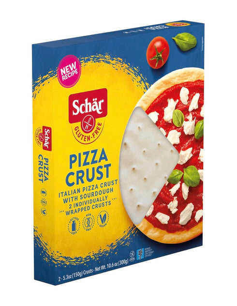 (2 5.3 oz) 4 Pack Schar - Pizza Crust - Certified Gluten Free - No GMO's, Wheat or Lactose
