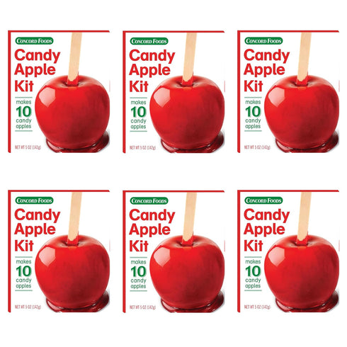 Concord Foods Candy Apple Kit Makes Traditional Red Apples Perfect for Family