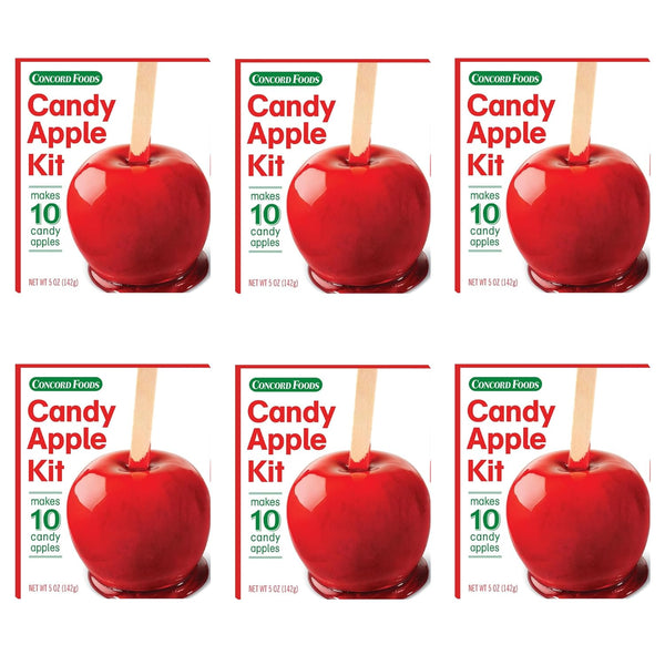 Concord Foods Candy Apple Kit Makes Traditional Red Apples Perfect for Family