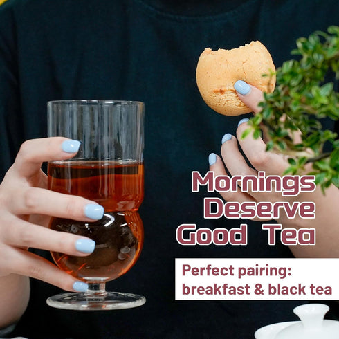 1 3.52oz iTeaworld Jasmine Black Tea Loose Leaf, Yunnan High Mountain Black Tea, Scented with Fresh Jasmine Flowers