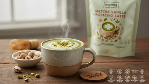 memra Matcha Pistachio Vanilla Latte