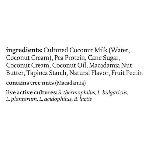 5.3 Siggi's, Toasted Coconut Plant-Based Yogurt, Ounce