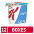 12 Count (Pack 2, 7.5 oz Kellogg's Special K, Breakfast Cereal in a Cup, Original, Bulk Size, of Trays)