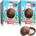 3-Pack Christmas Hot Milk Chocolate Bombs, Chocolaty Hallow Filled with Mini Marshmallows Birthday, Cocoa Bombs