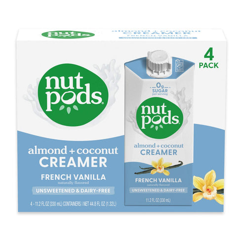 3 pack 4 pack nutpods Barista Basics Non Dairy Coffee Creamer Bundle: a of Classic Chocolate and a of French Vanilla
