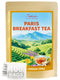 TeeLux Paris Breakfast Tea Bags, Blend Black Tea with Natural Vanilla &