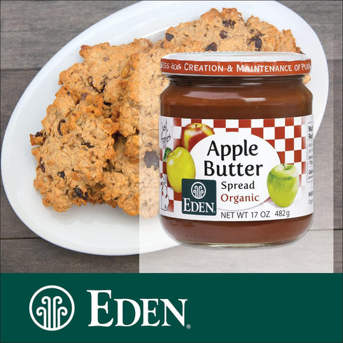 17 (Pack 3) Eden Foods Apple Butter, Og, Ounce