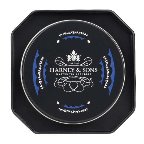 30ct count Harney & Sons Cookies & Cream Tea, tin, Black tea with Vanilla and Chocolate Flavors