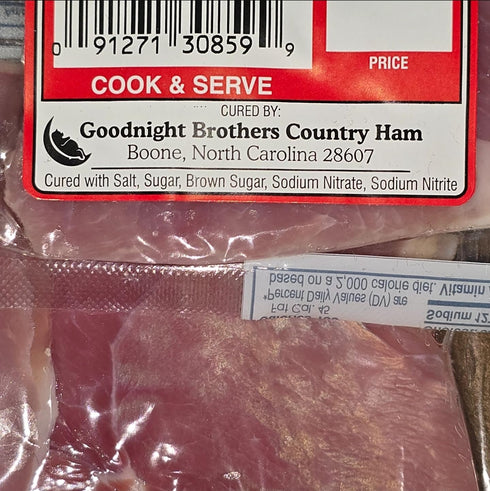 Dan'l Boone Inn Brand Country 5-3oz Packs Ham Biscuit Cut
