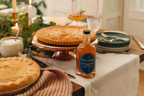 17 Tippleman's Ginger Honey Syrup - Craft Cocktail Mixer - All Natural Complex Syrup for Cocktails and Non-Alcoholic