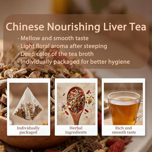 Halpilt 8 (1) Liver Detox Herbal Tea, Liver Detox Tea Organic, Dandelion Chrysanthemum Cassia Seed Goji Berry Tea, Milk