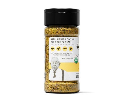 Kinder's Organic Buttery Steakhouse Rub, 3 oz (2 Pack), Premium Quality Seasoning