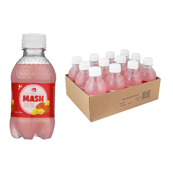 Boylan Bottling Mash Grapefruit Citrus Zing Beverage, 16 Fluid Ounce - 12