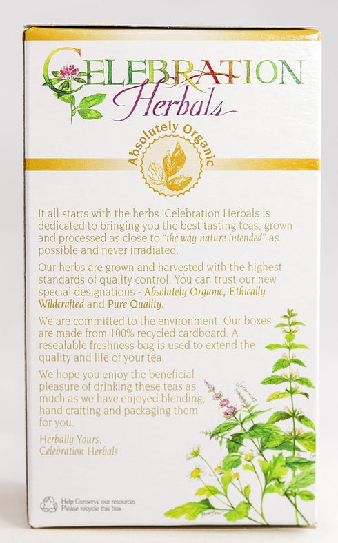 Celebration Herbals Pack 40g Slippery Elm Bark Powder Loose Tea Caffeine Free