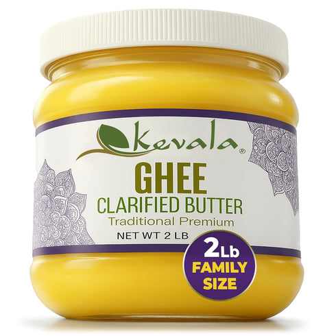 Kevala Clarified Butter Ghee GrassFed, Lactose & Casein Free, High Smoke Point