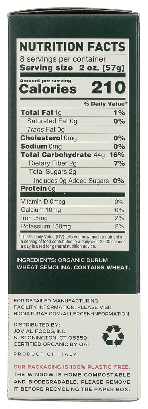 16 oz bionaturae Organic Penne Rigate