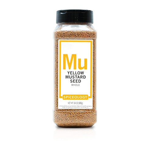 Spiceology Whole Yellow Mustard Seed Pungent, Earthy & Tangy Flavor Perfect for