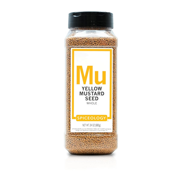 Spiceology Whole Yellow Mustard Seed Pungent, Earthy & Tangy Flavor Perfect for