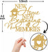Gold Glitter New Home New Beginning New Memories Cake Topper, Sweet Home Cake Dcor, Housewarming New Home Family Party