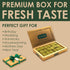OZ ERCIYES 17.6 oz (500g) Baklava Style Turkish Delight with Chocolate and Pistachio Soft Lokum Candy, Gourmet Turkish